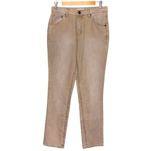Kama Classics Tan Straight-Leg Denim Jeans Pants